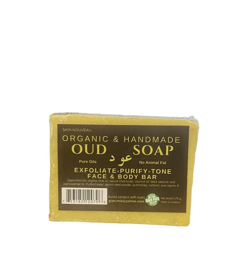 Organic Handmade OUD SOAP Exfoliating Aromatherapy Organic Herbal 175g