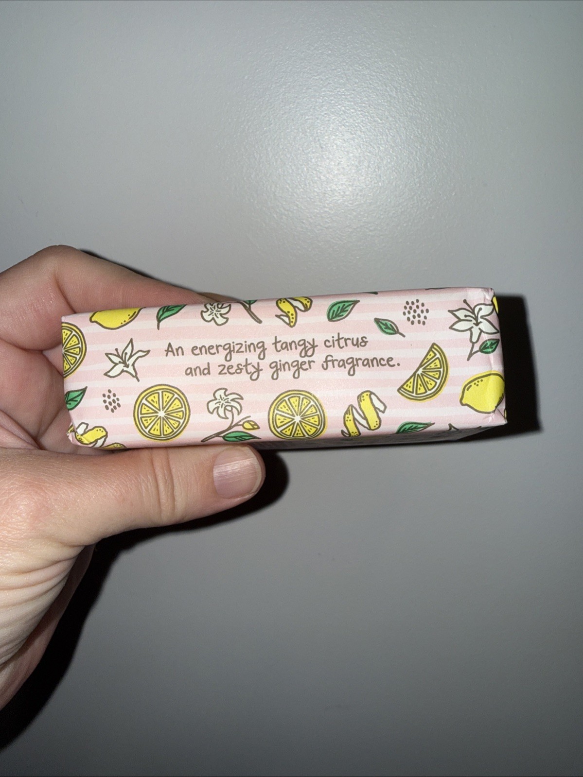 Perfectly Posh ZEST FRIEND Big Bath Bar Soap *SEALED* Citrus Ginger New