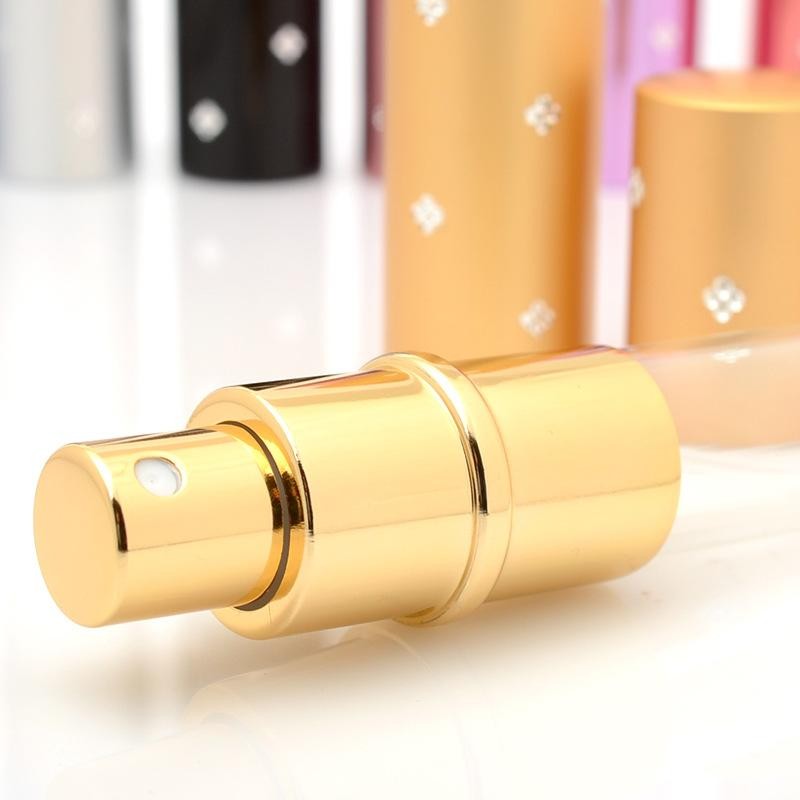10ML Travel Refillable Perfume Atomizer Bottle For Empty Spray Scent Case