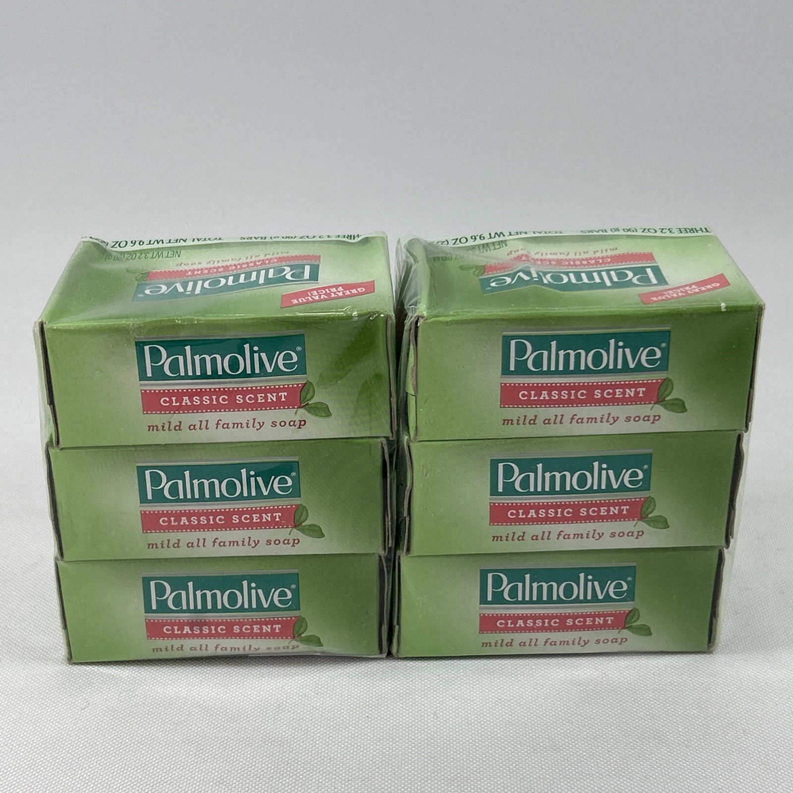 Lot Palmolive Classic Scent Mild All Family Soap 3.2oz Bars 6 Bars Sealed