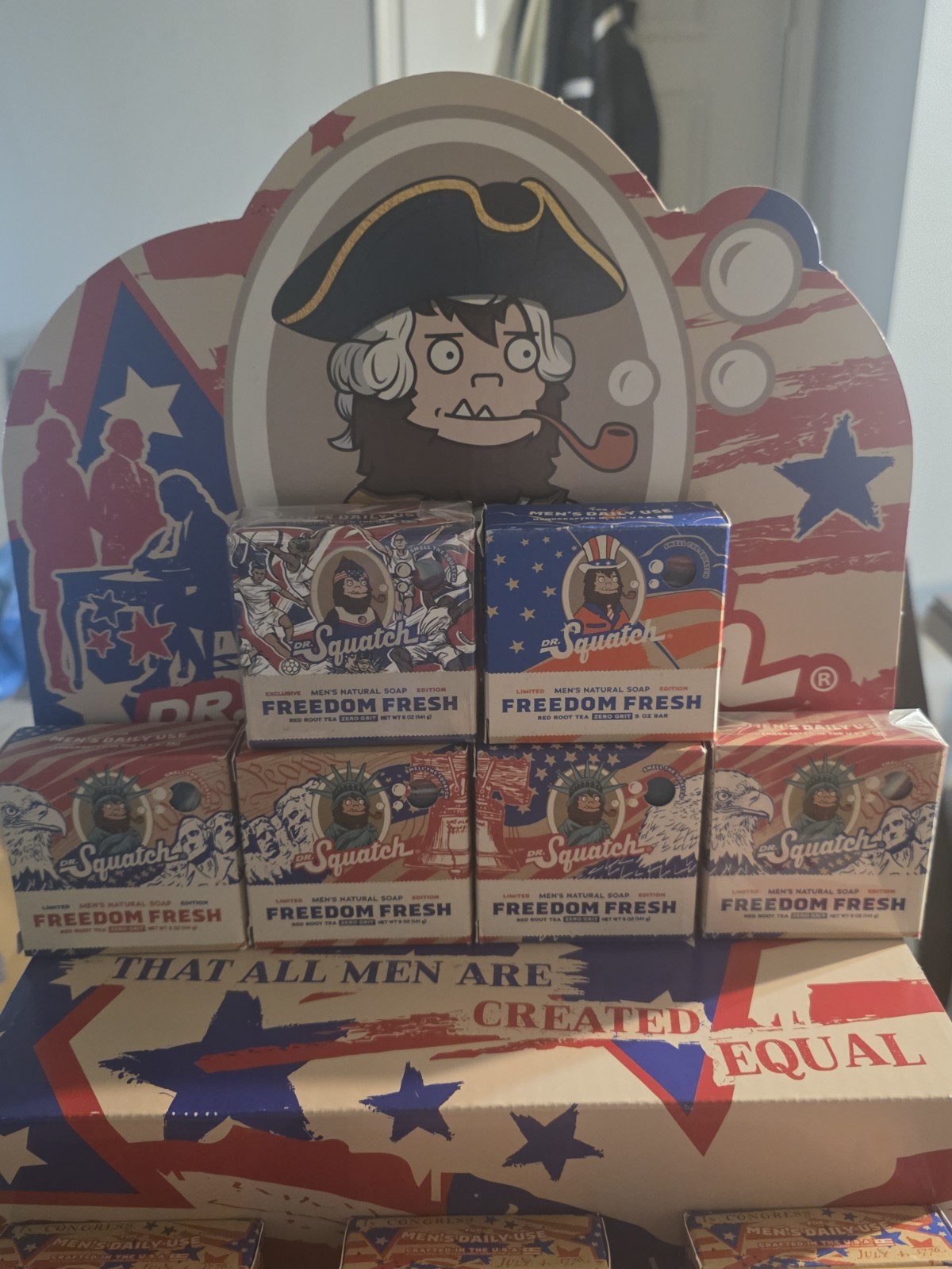 Dr Squatch Freedom Fresh Display And ENTIRE COLLECTION!