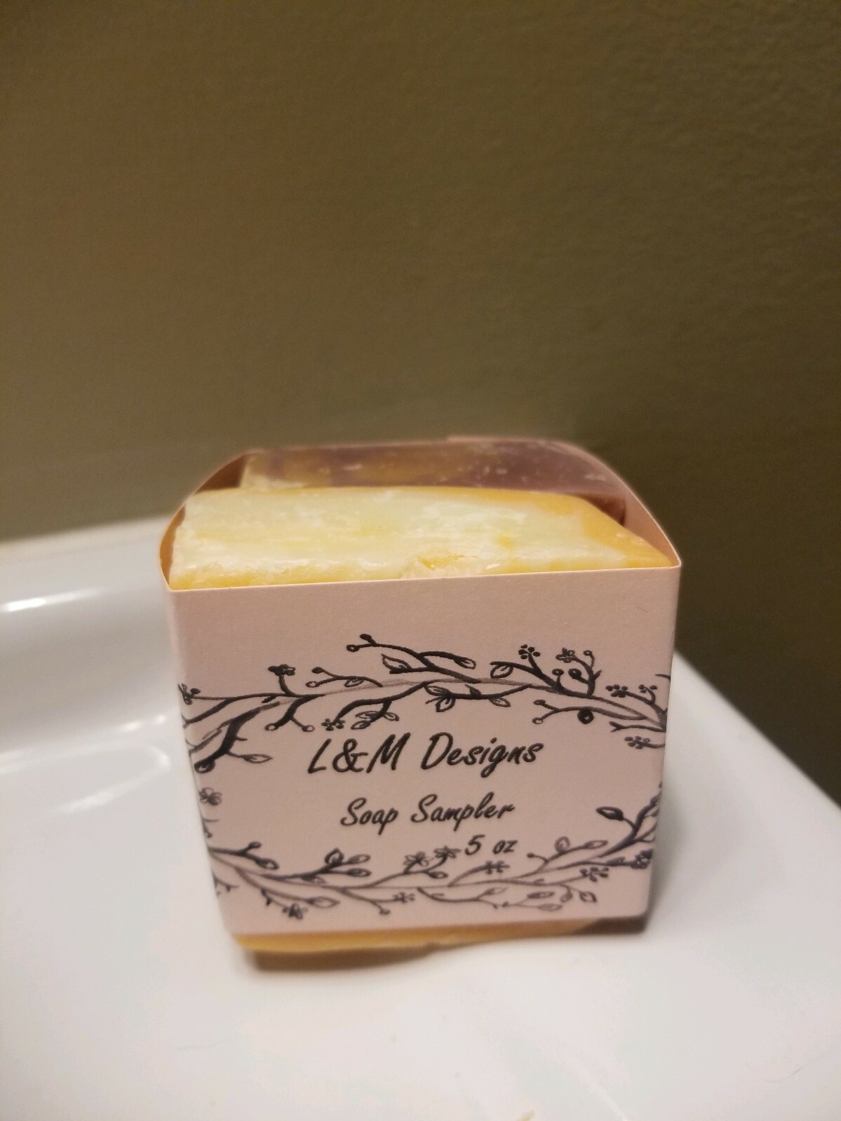 Orange Blossom / Black Amber & Lavender 100% Handmade Soap Sampler, Scented, 5oz