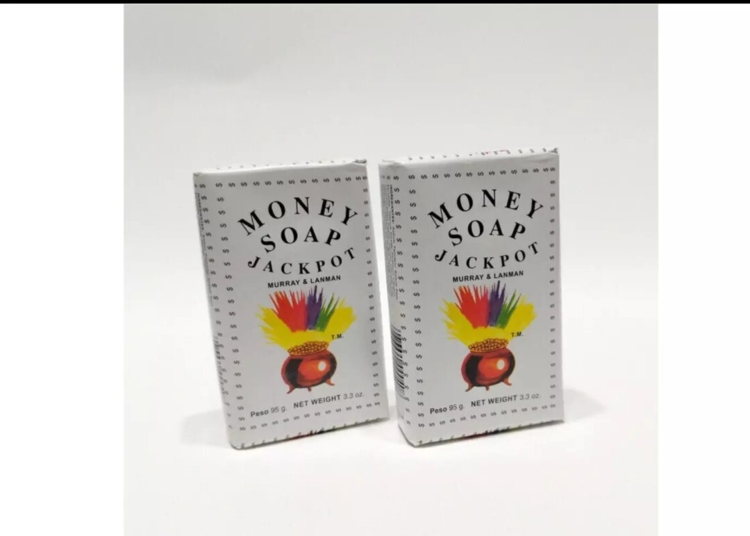 MONEY SOAP 3.3oz Jackpot Good Luck – Jabon del Dinero Buena Suerte – Qty 2 Bars