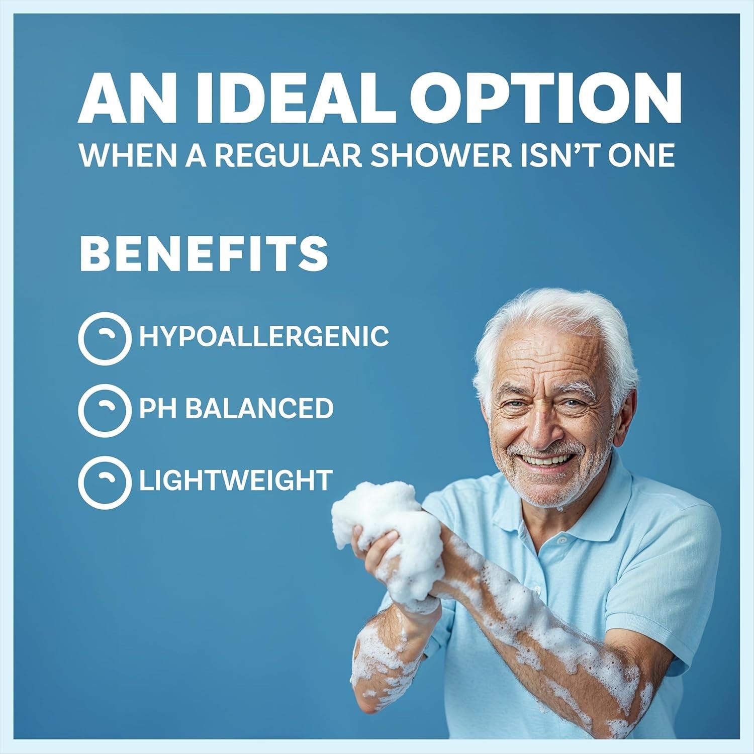 Disposable No Rinse Bathing Wipes – All-in-1 Single Use Shower Wipes, Simply …
