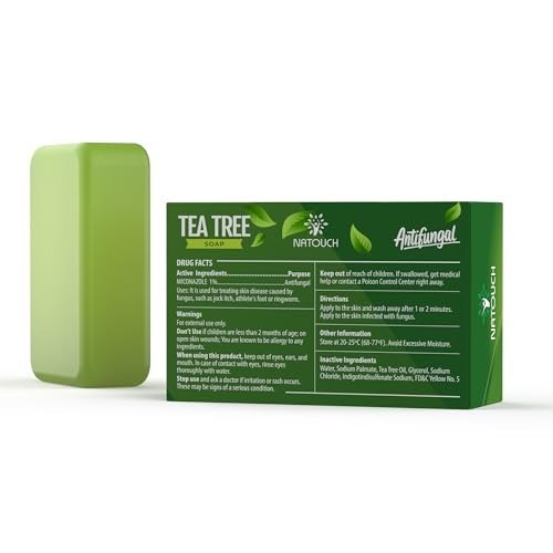 Antifungal Medicated Soap Bar, Athletes Foot Jock Itch Ringworm Yeast Infection
