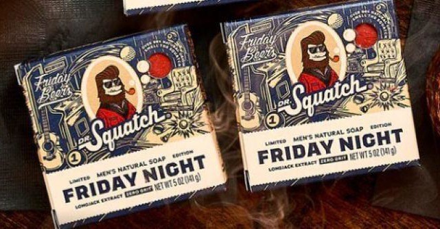 NEW SCENT!! 2 PACK Dr Squatch FRIDAY NIGHT LET’S RIDE Limited Edition Bar!
