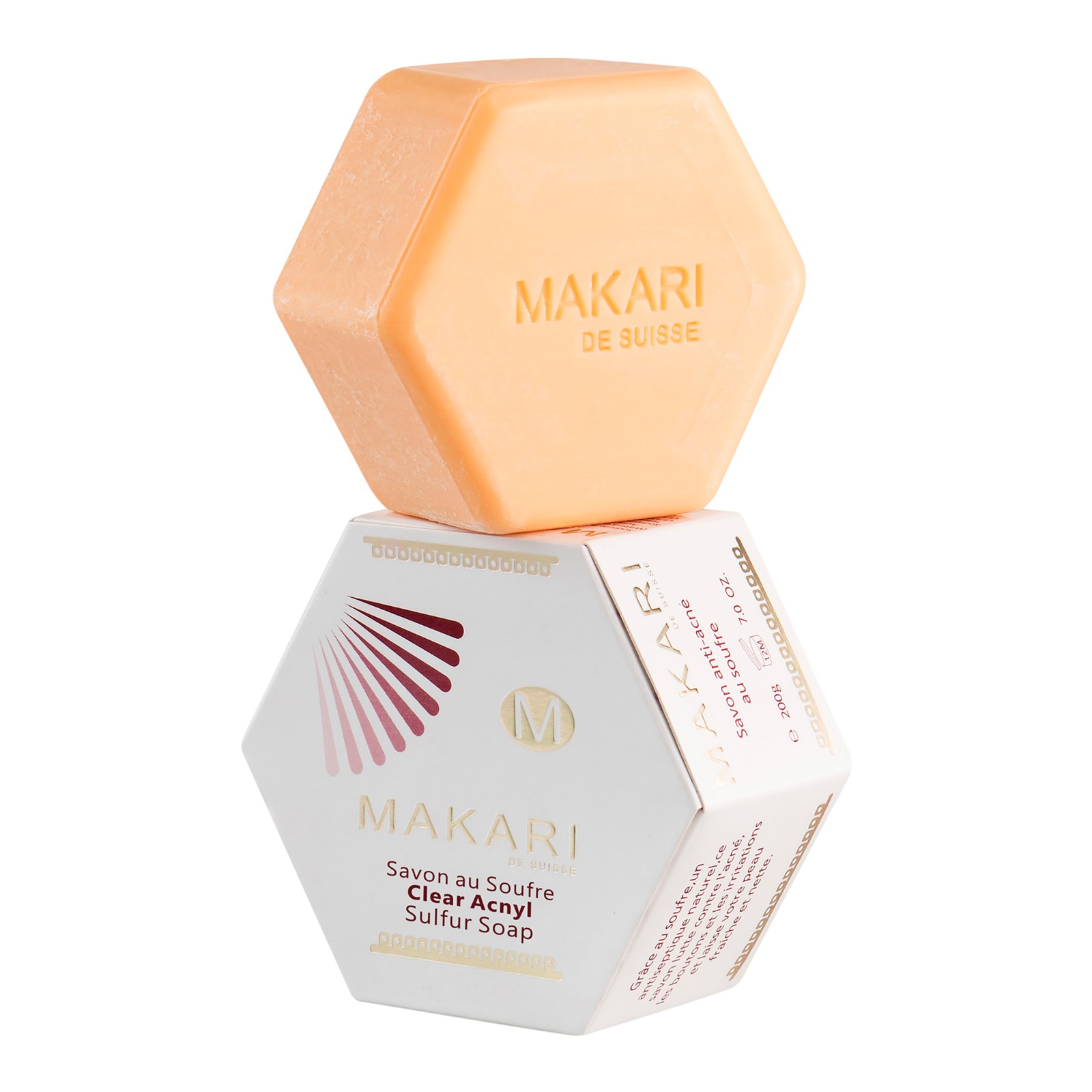 2 Pack Sulfur Soap Clear Acnyl by Makari for Women – 7 oz Soap