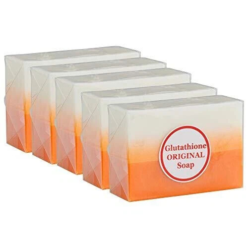Glutathione & Kojic Acid Original Dual Soap – For Flawless Glowing Skin (5 Bars)