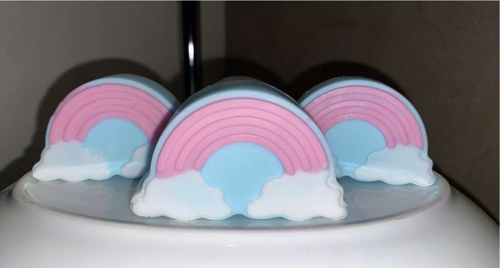 All Natural Handmade Rainbow Soap