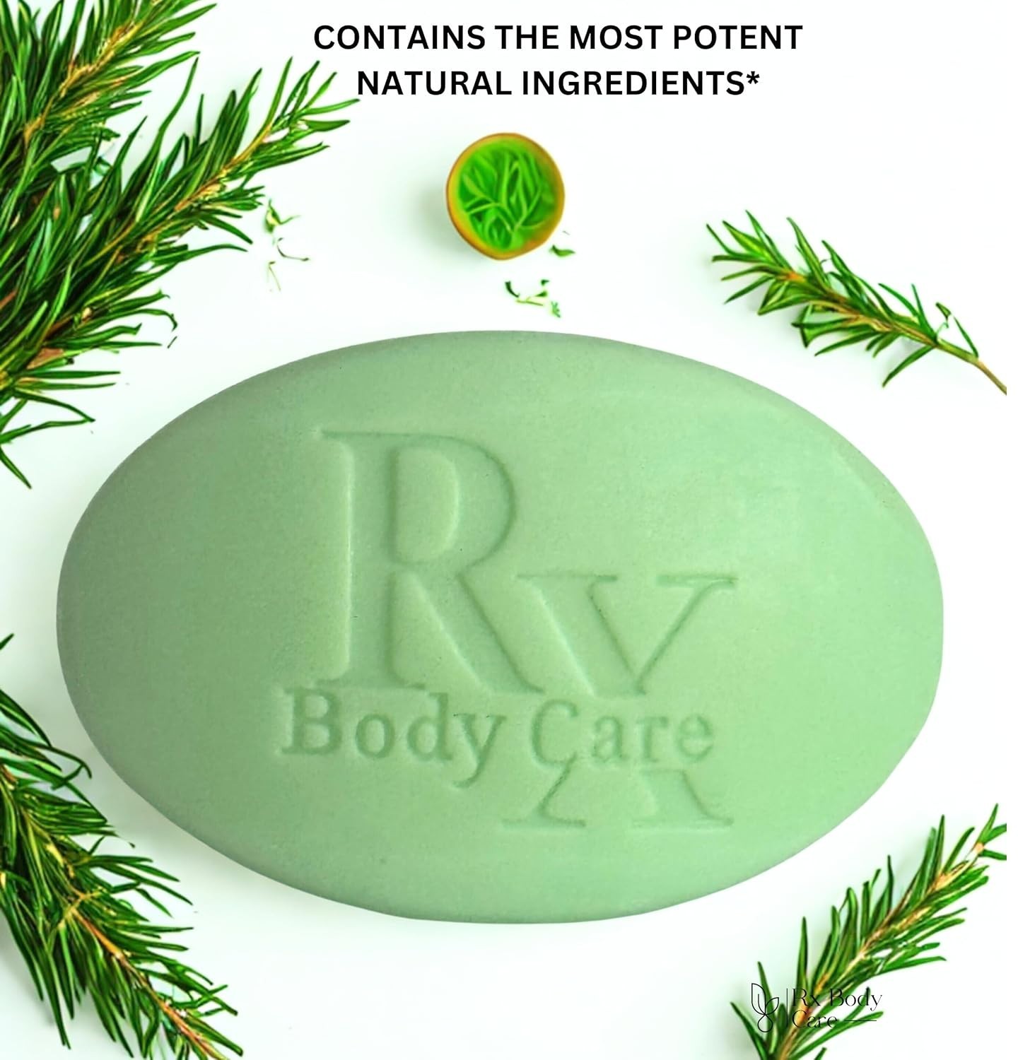 Tea Tree Oil Soap Bar For Face & Body 4.0 oz – Antifungal Antiseptic Cleanser Ag