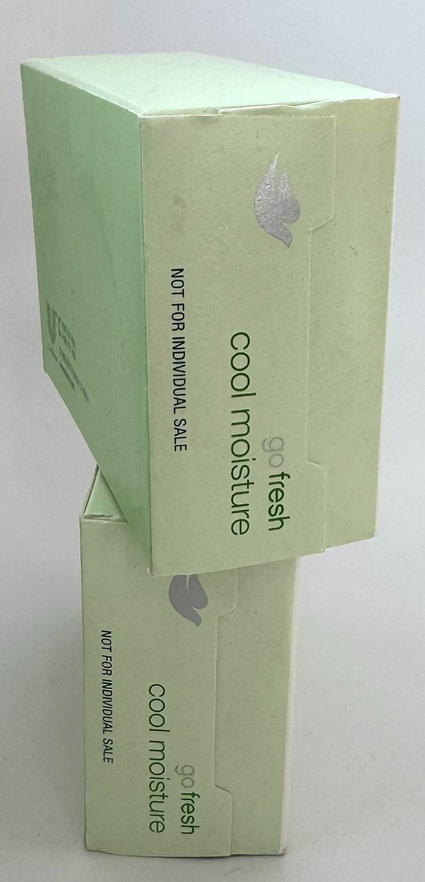 2 Bars Vintage Dove Go Fresh Cool Moisture Soap Bar Cucumber Green Tea Scent