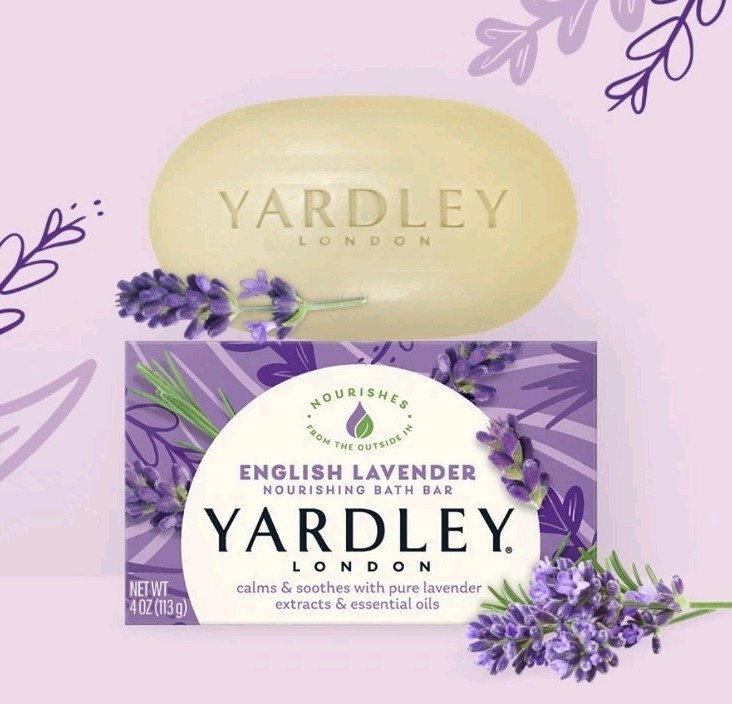 § YARDLEY LONDON (1) 4.0 Oz.🪻🫧 ●ENGLISH LAVENDER●🪻🫧 ≈NOURISHING≈ Bath Bars.