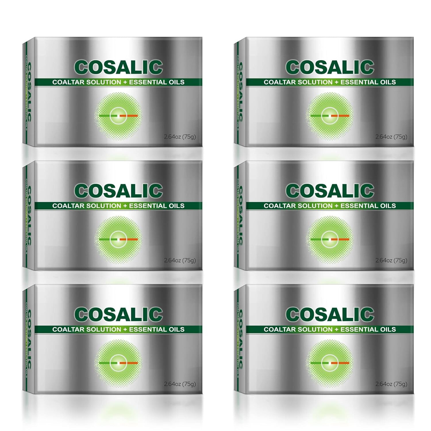 Cosalic Coal Tar Soap – [75gm/2.64oz] (Pack of 6)