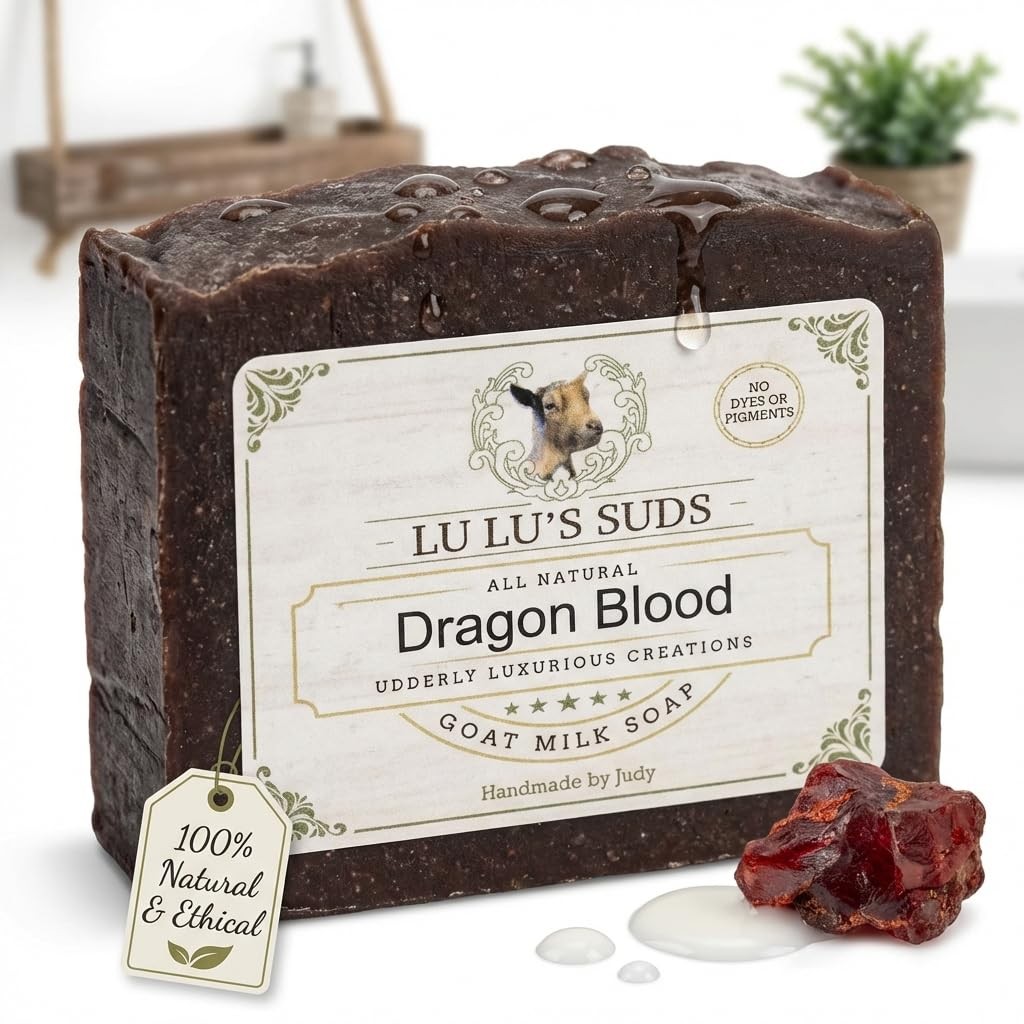 Handmade All Natural Goat Milk Soap (Dragons Blood)