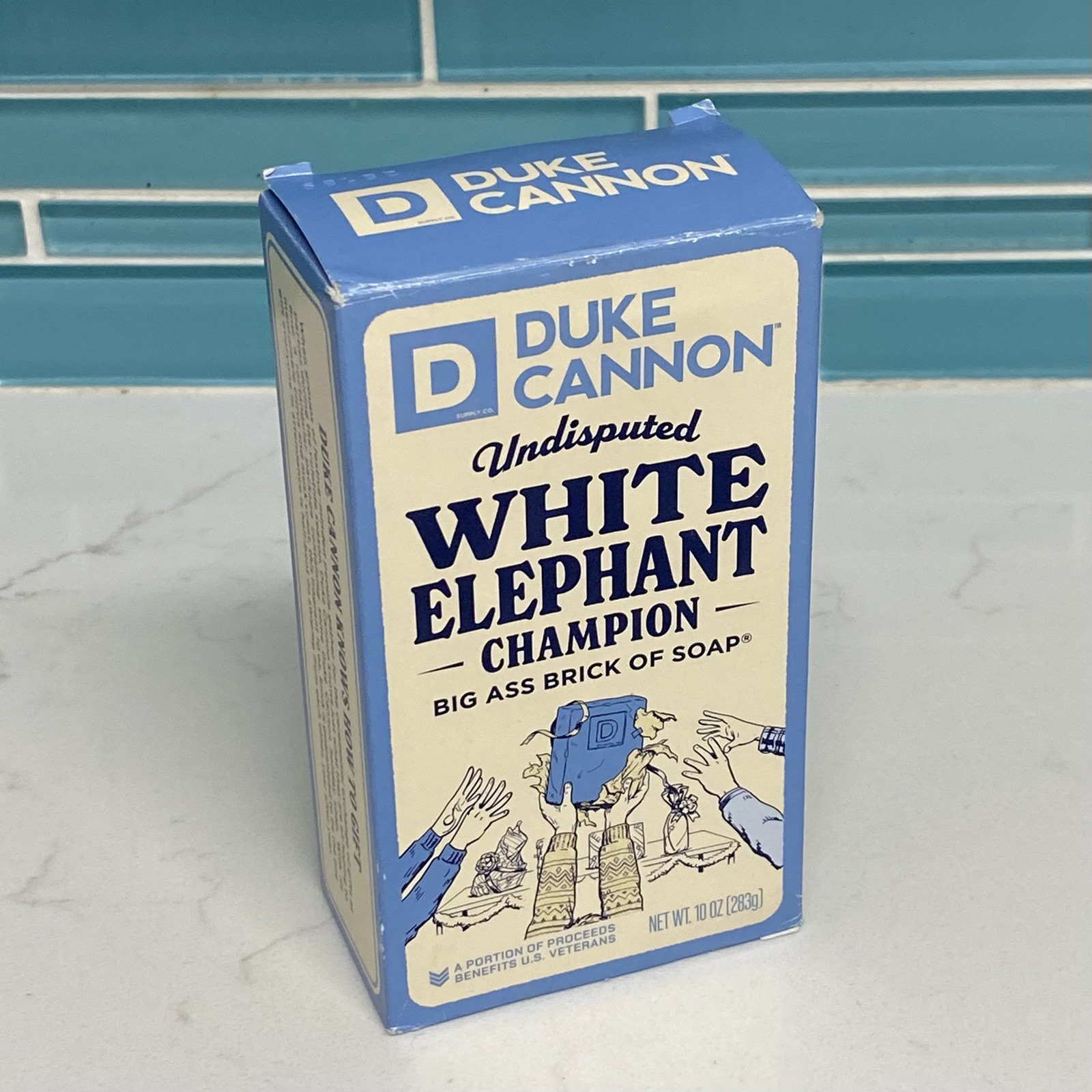 Lot Of 5 Duke Cannon White Elephant Champion Big Ass Brick of Soap 10oz