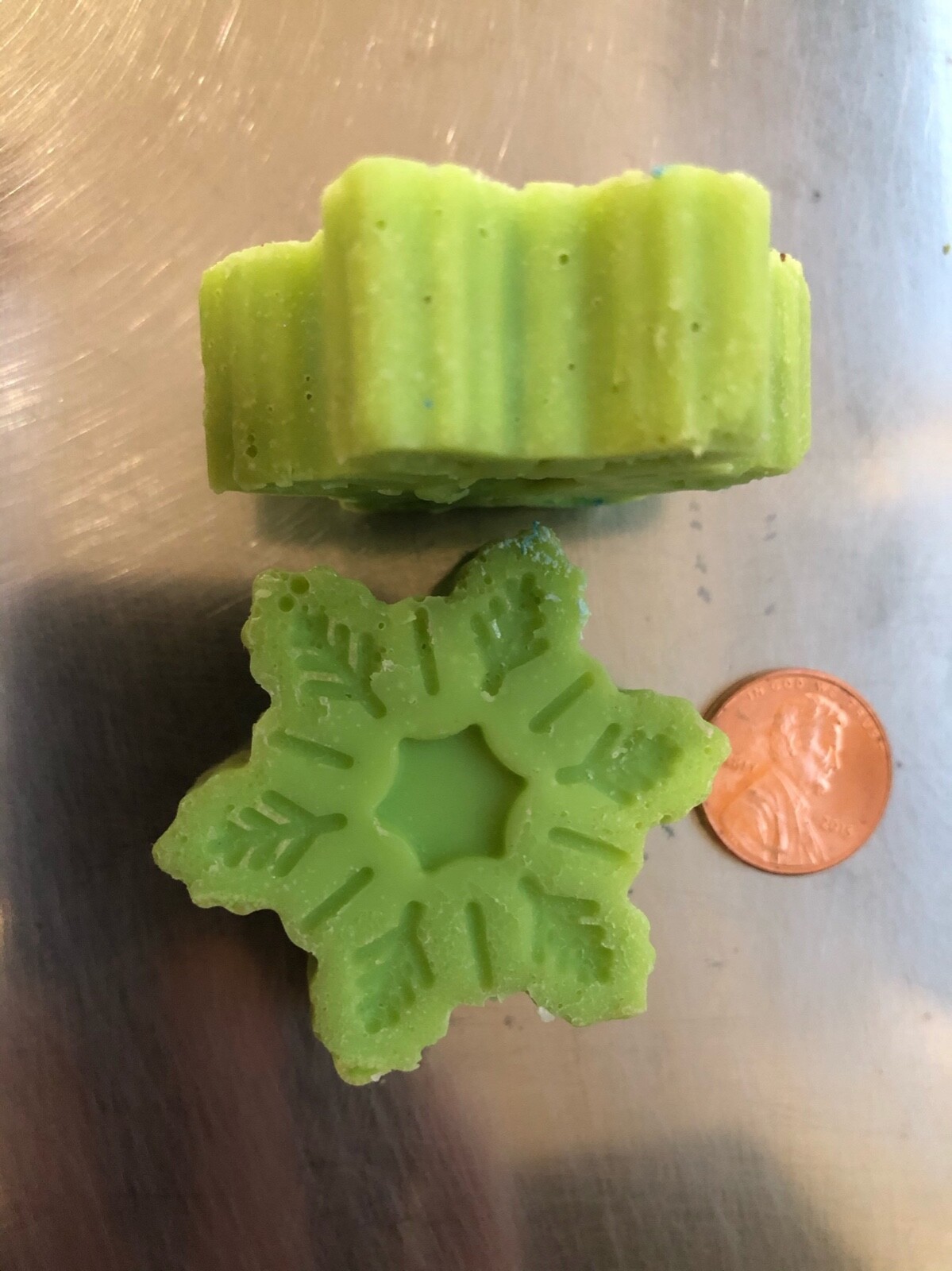 Coworker Birthday Bridal Party Shower Handmade SOAP Snowflakes Dif Colors Scents