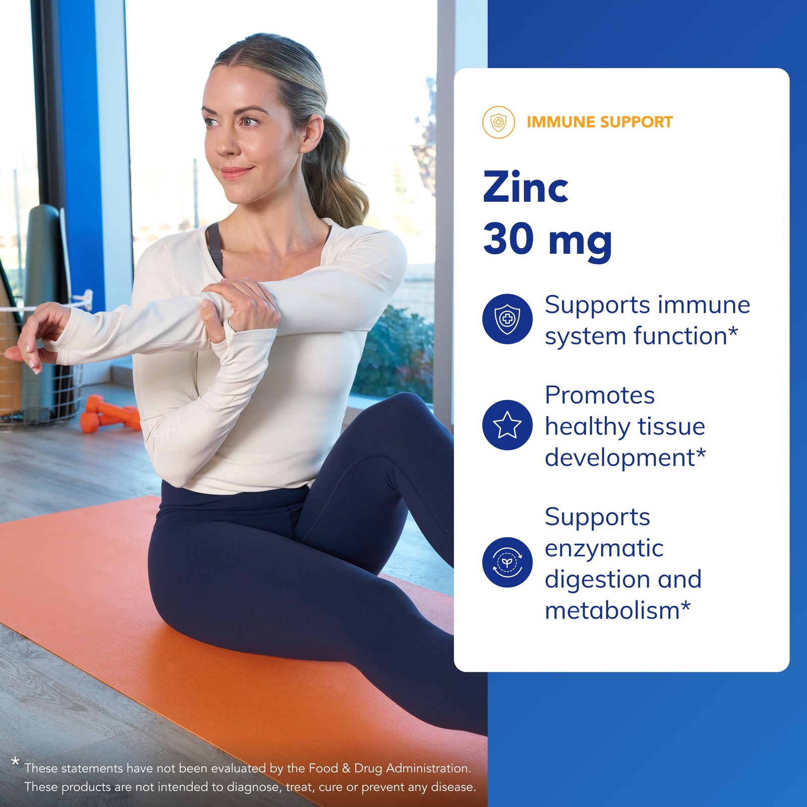 Pure Encapsulations Zinc 30 mg – Supplement for Immune 60 Count (Pack of 1)