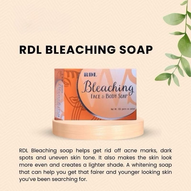 RDL Bleaching Soap 135g Whitening Soap Acne Body Care