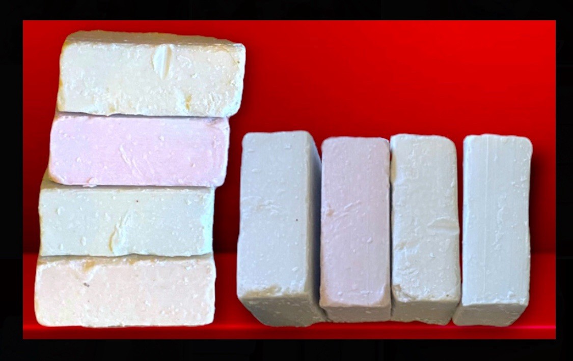 8 Bars Amish Farm Worlds Best Quality Bar Soap LARGE 7.5oz Each Bar (No Box/bag)