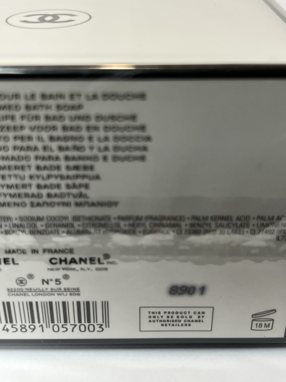 NO. 5 CHANEL PARIS FRANCE LE SAVON THE BATH SOAP BAR 5.3oz SEALED Box
