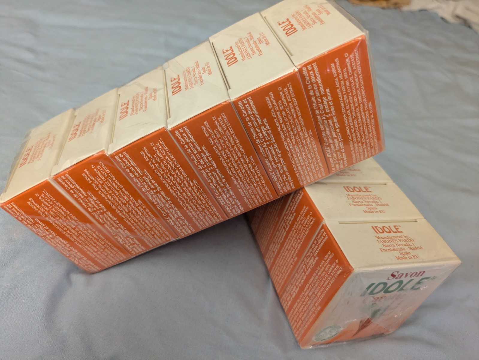Idole Carrot Soap ORIGINAL MADE IN SPAIN 100g (Pack of 12)