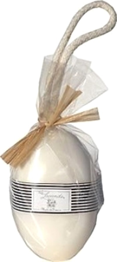 Soap-On-A-Rope “Milk” Scent – Made in France (200g) Oval Shape – Convenient!