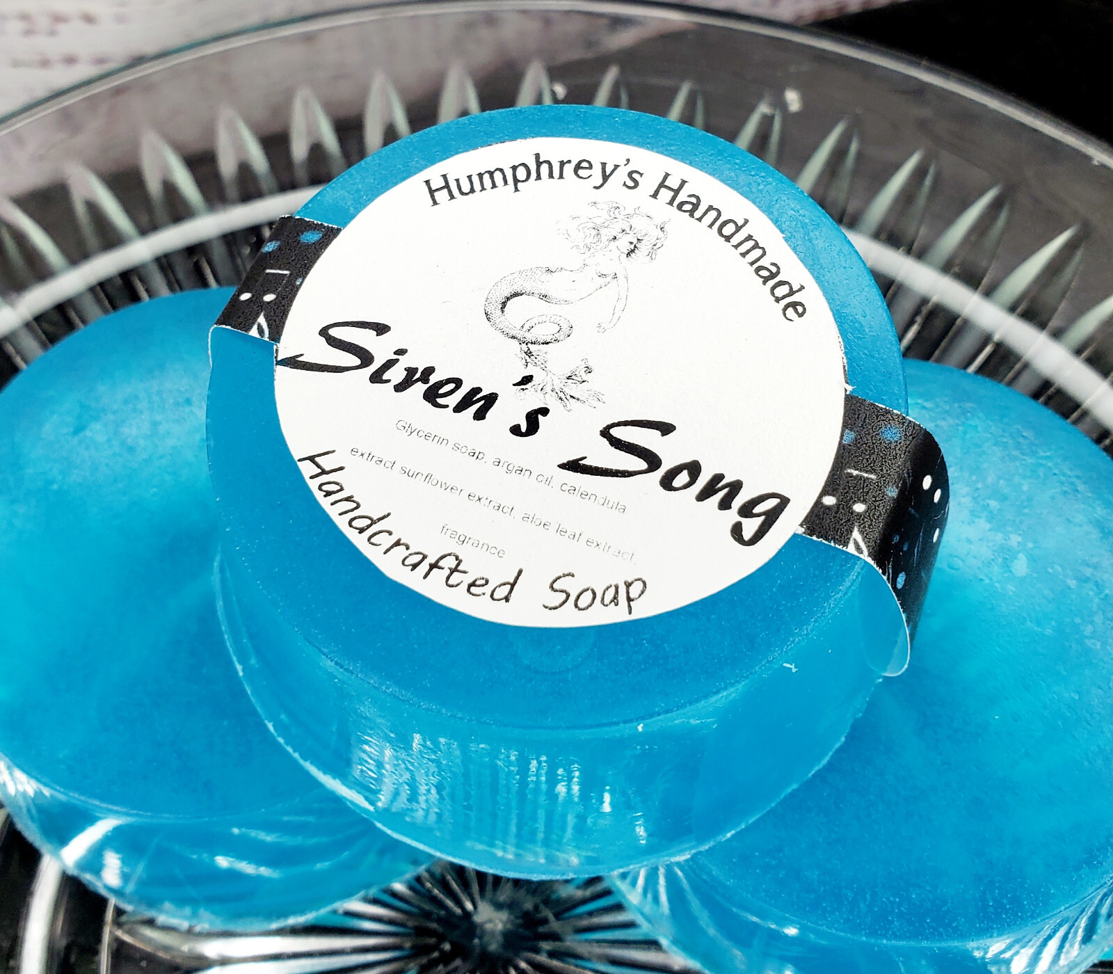 SIREN’S SONG Love Spell Type Shave & Shampoo Soap Women’s Glycerin Bar Argan Oil