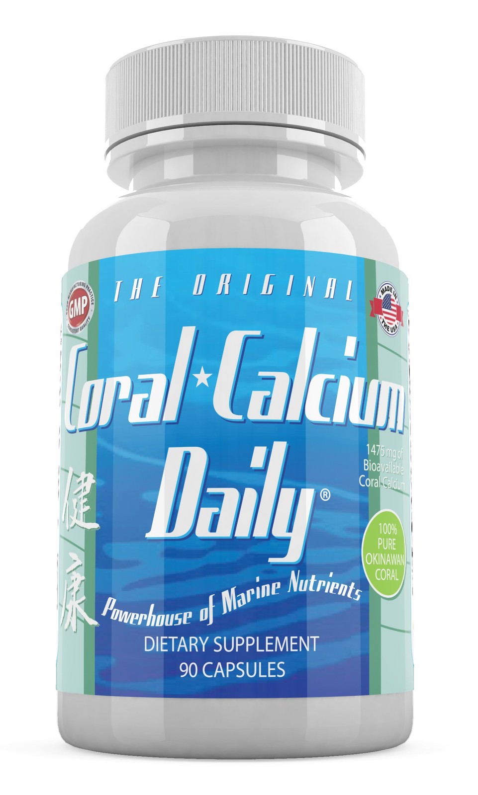 Daily Health, Coral Calcium Pure Okinawa – Marine-Grade 1 Count (Pack of 1)