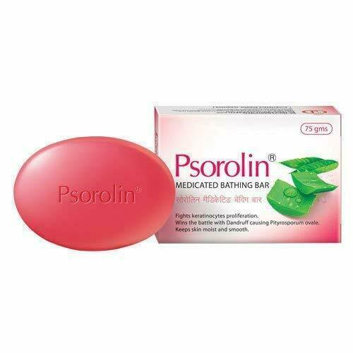 Caredura Psorolin Bathing Bar, Pink – 75 G (Pack of 7)