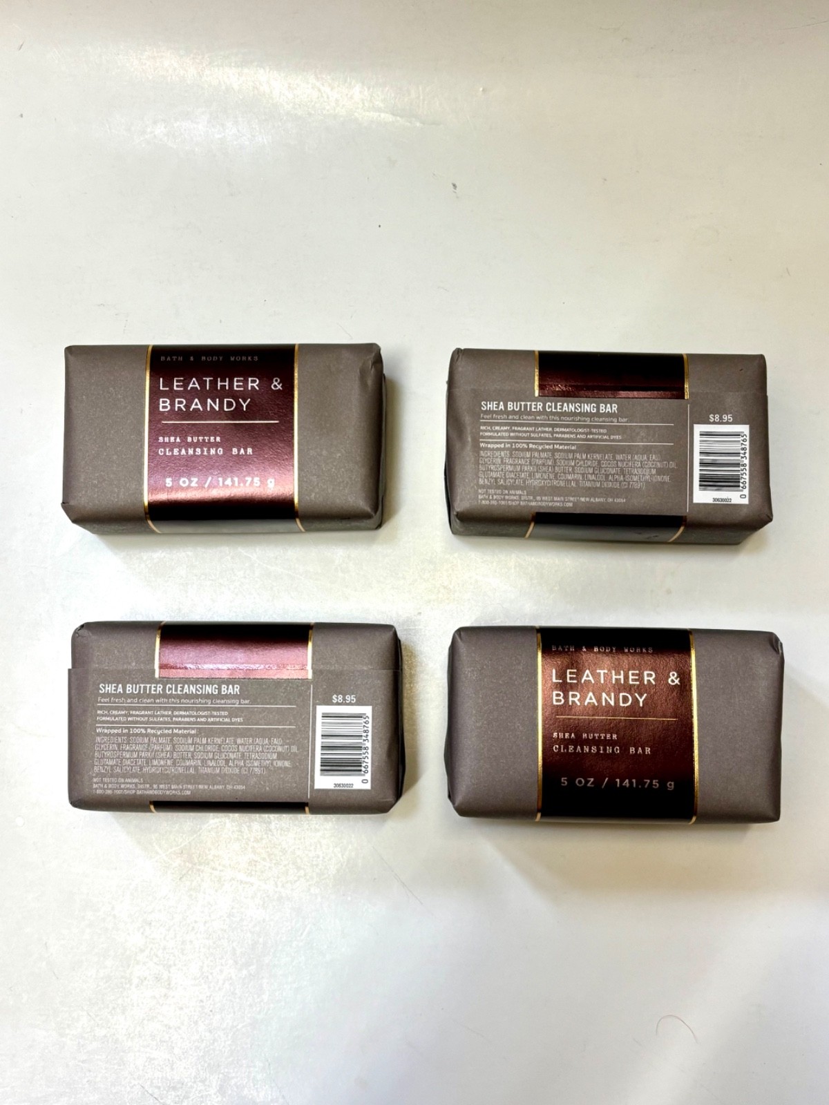 2 Pack Bath & Body Works Men’s’ Collection Shea Butter Cleansing Soap Bar 5oz