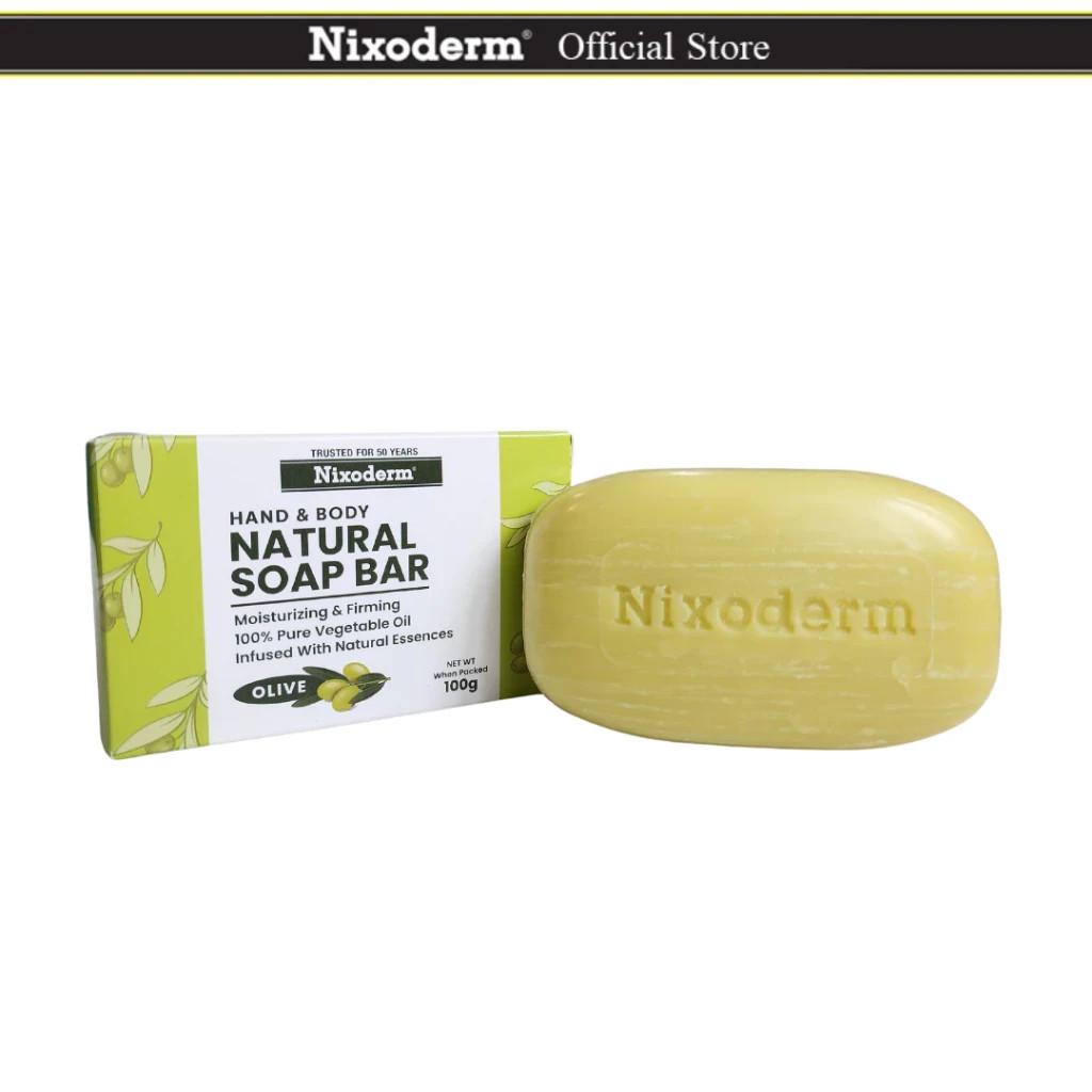 Nixoderm Natural Soap Bar 100g Lavender Sandalwood Olive For All Skin Type