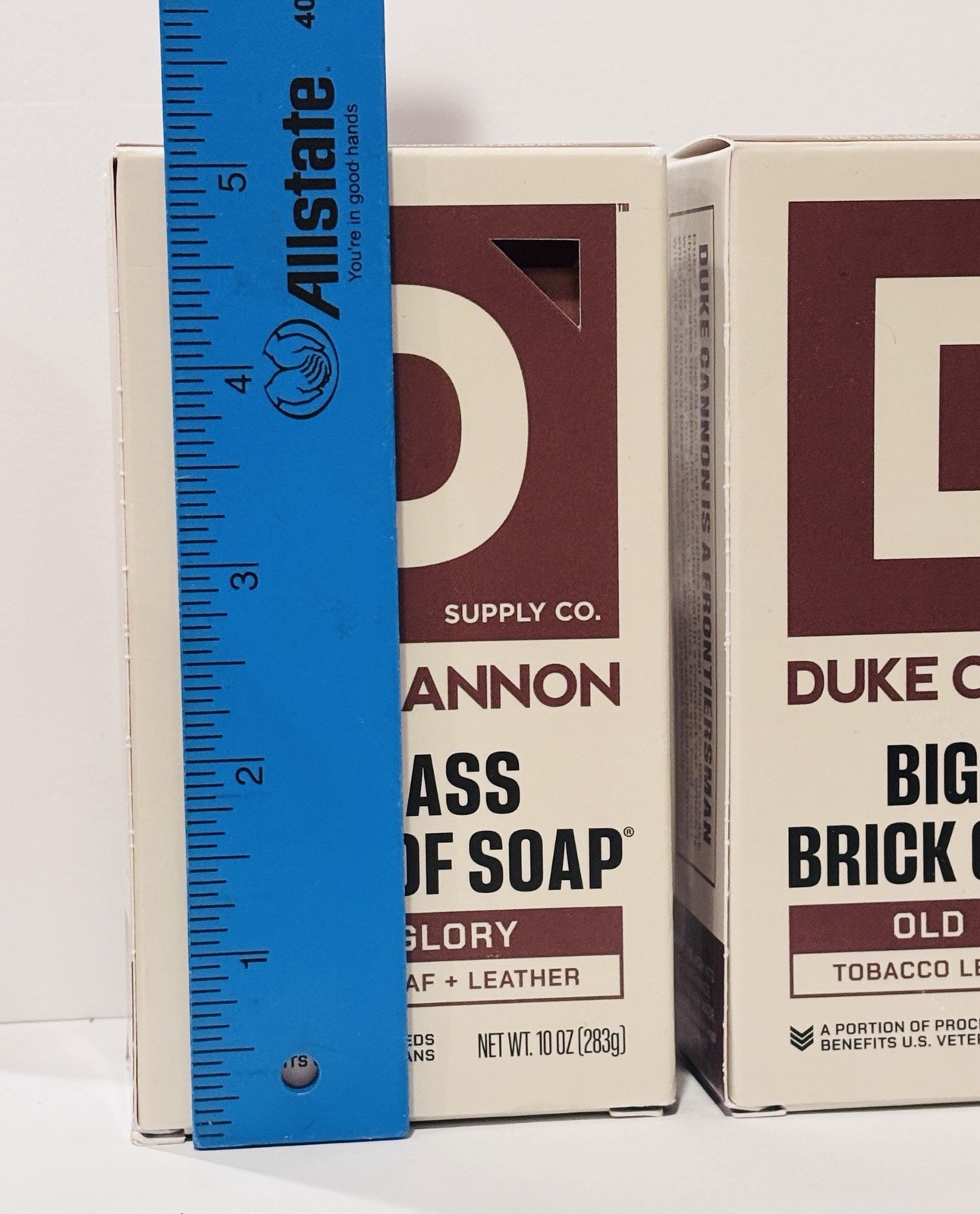 Duke Cannon Supply Co. Old Glory Brick Bar Of Soap 10 Oz – LOT OF 2 – Fast Ship