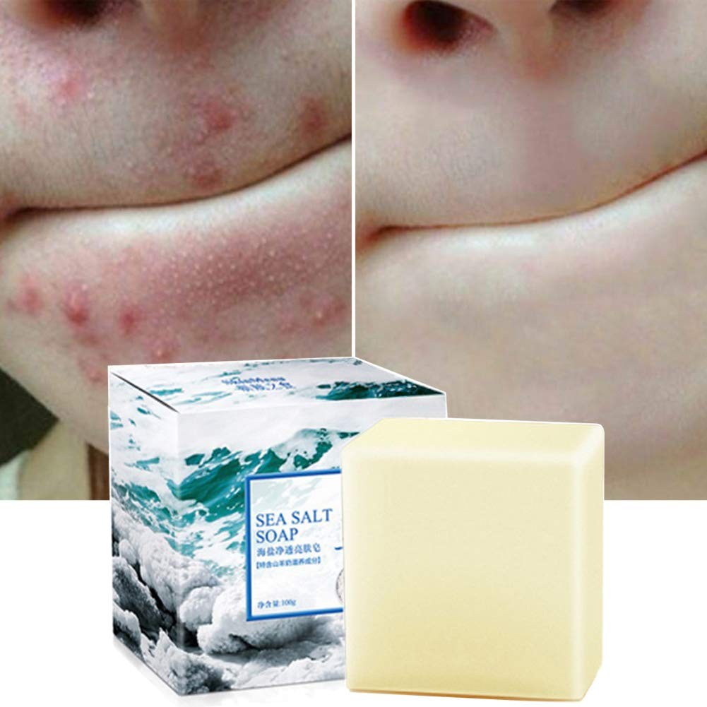 Soap with Sea Salt Natural Goat’s Milk for 3.5 Ounce (Pack of 1), 3.52 Oz