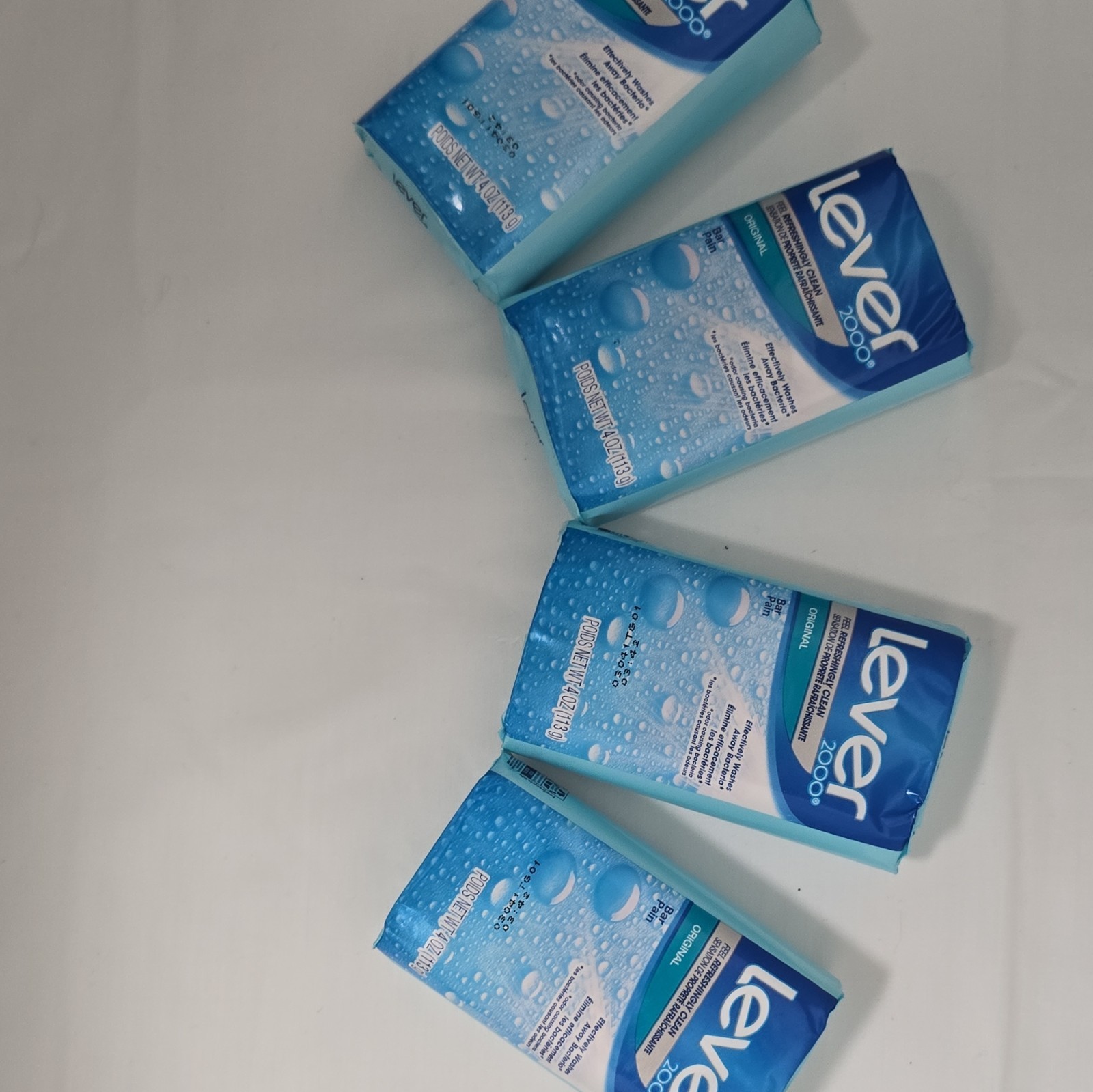 Lever 2000 Original Antibacterial Deodorant Bar Soap Multipack, 4 Oz.