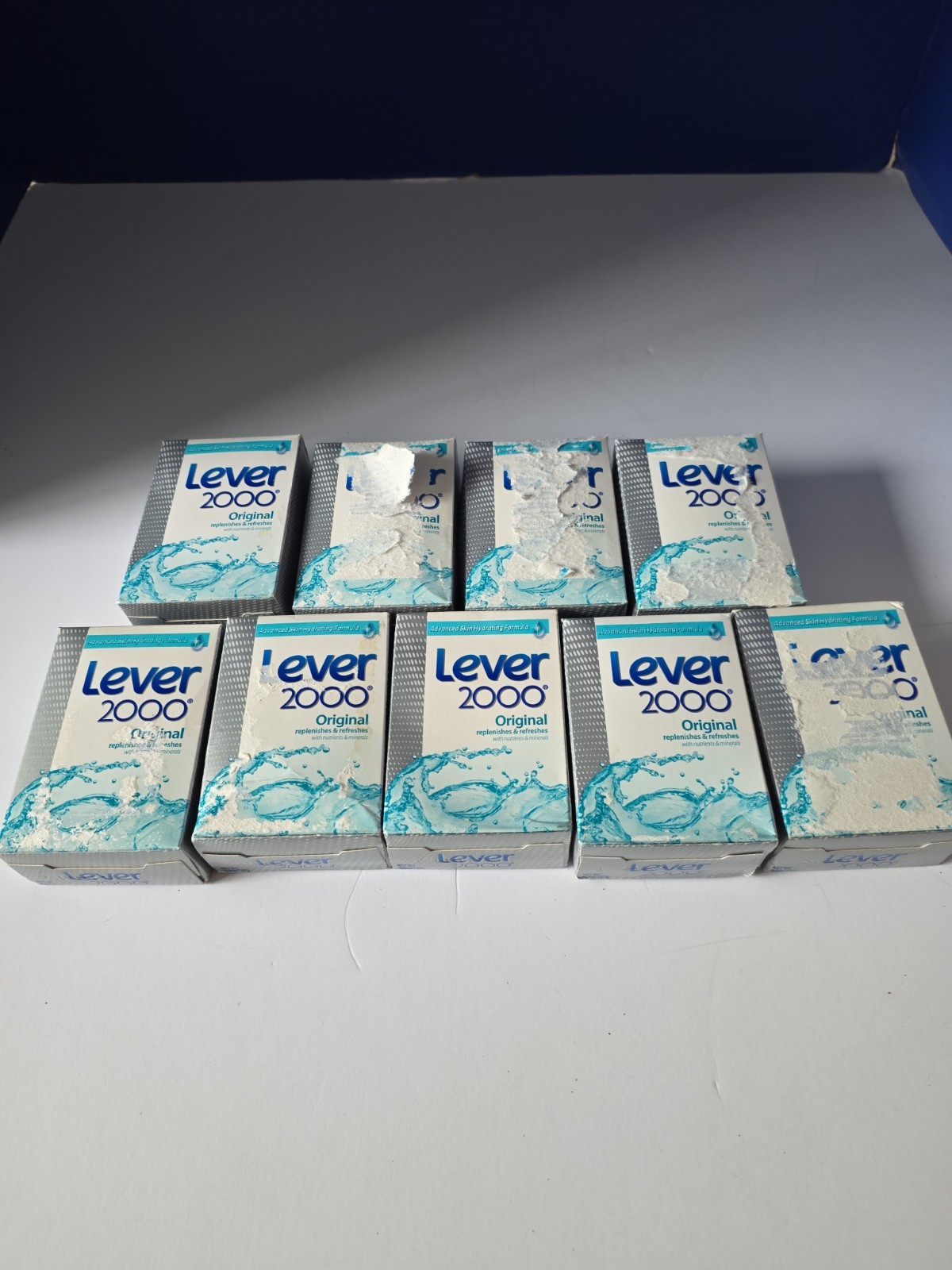 9 Lot Lever 2000 Original Bar Soap Boxed Vintage Made in USA 4.5 Oz. New Sealed