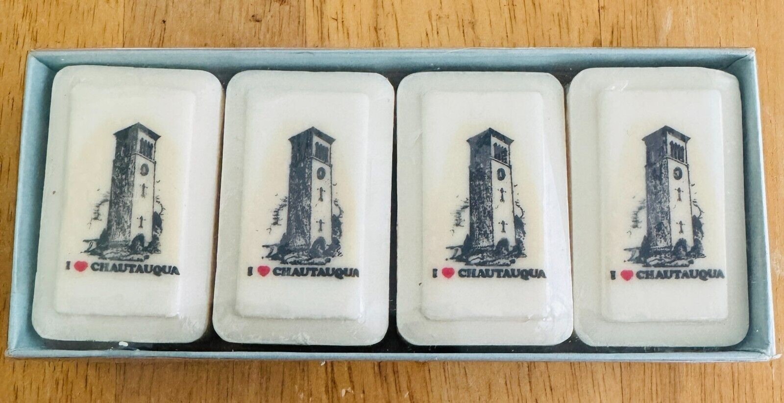 Vintage Katherine Gray Hard French-Milled Soap 4 Guest Sealed Bars New
