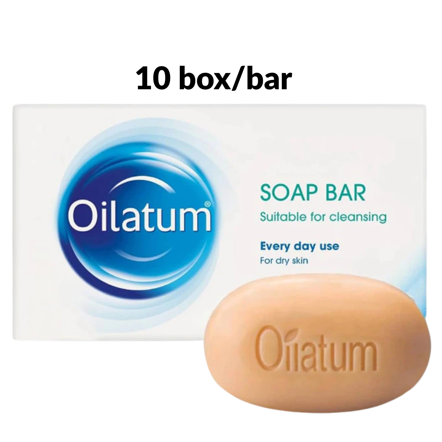 Oilatum Soap Bar 100g Emollient Cleanser Dry Sensitive Skin Itchy Relief 10 Pcs