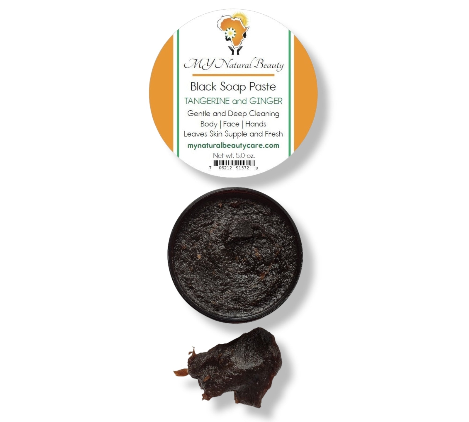 Black Soap Paste | TANGERINE and GINGER