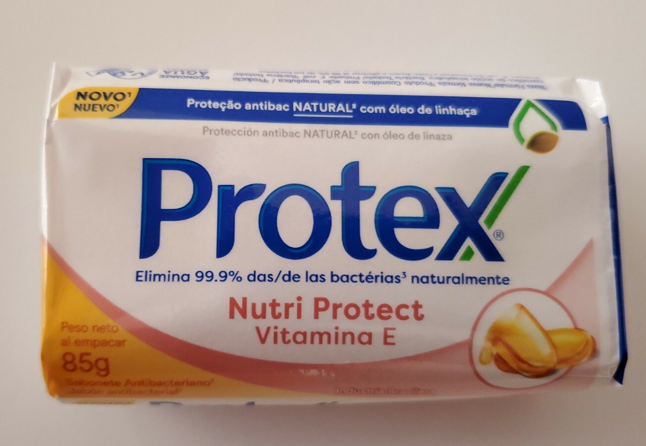 Protex Nutri Protect Vitamina E Antibacterial Soap 6 Bars 85 g 3.1 oz.