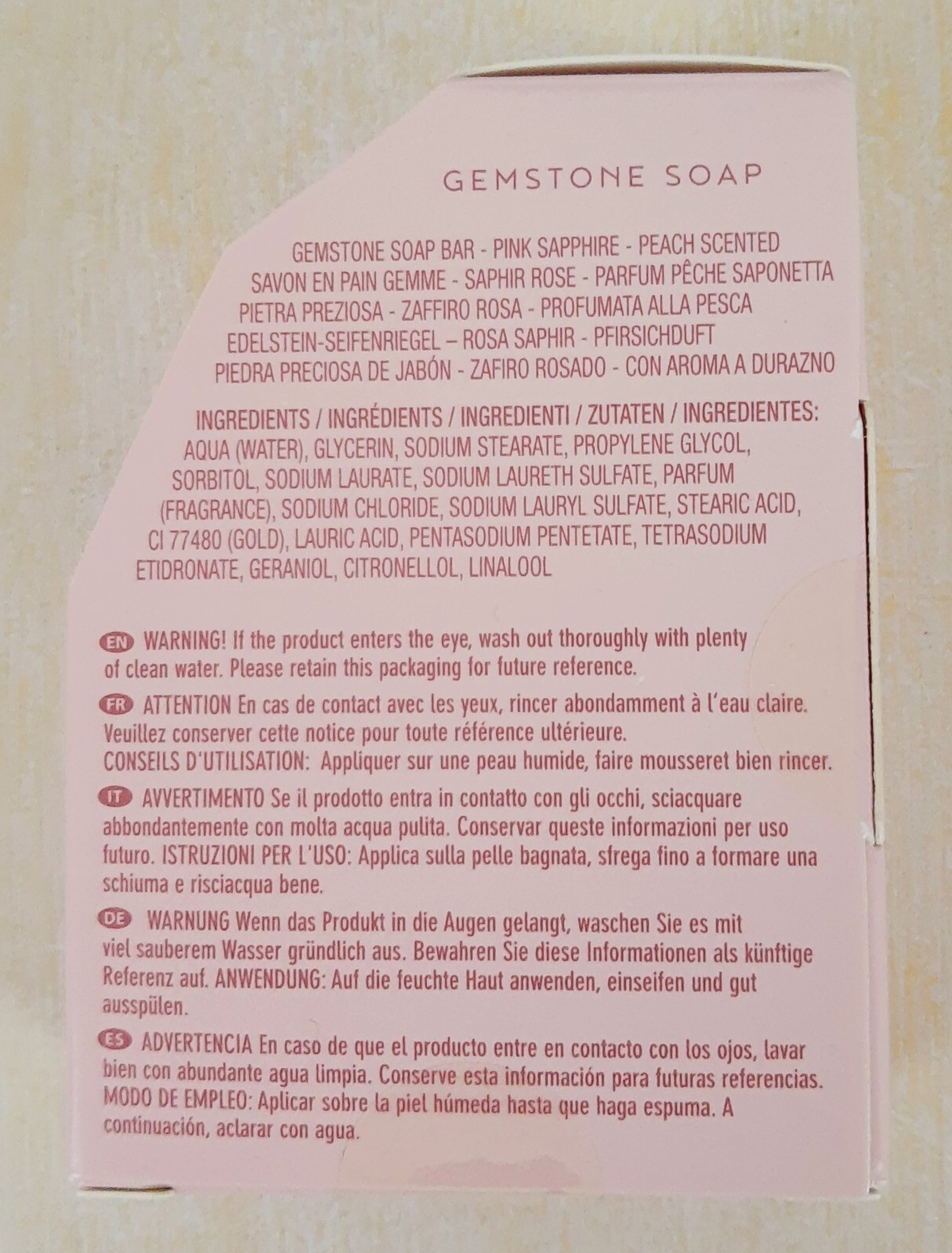 NWT Yes Studio (3) Gemstone Soaps – Pink Sapphire, Amethyst, Jade