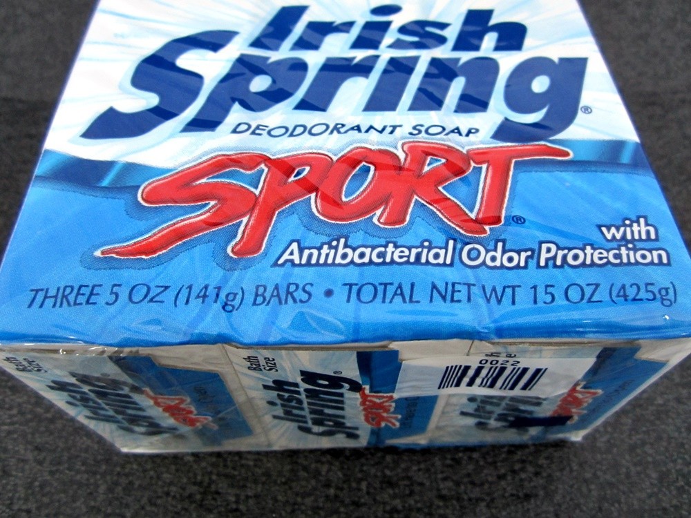 2x Discontinued 3 Pack Irish Spring Sport Bar Deodorant Soap 5 oz Bath Size USA