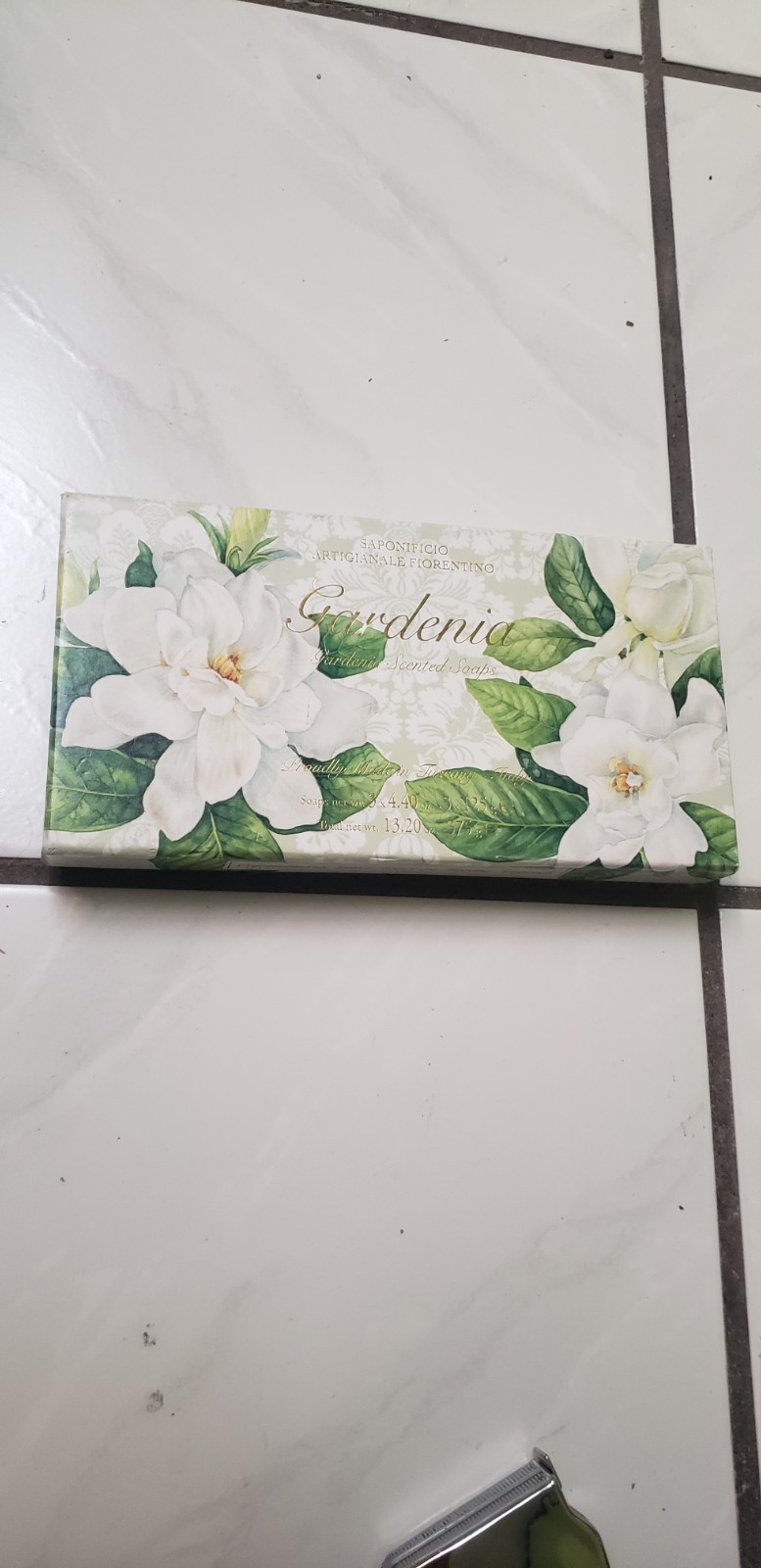 Pack Saponificio ~ Gardenia Scented Bar Soap from Italy 3 bars 4.40 oz Each NIB/