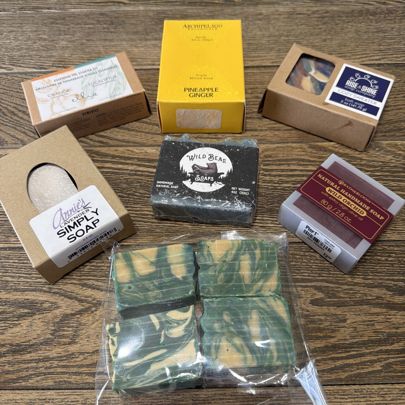 Lot of 10 Specialty Bar Soap Lot Assorted Brands + Scents Sealed New! Handmade
