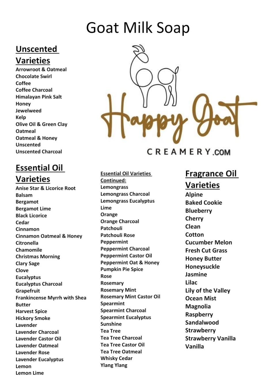 BIG BARS GOAT MILK SOAP HAPPY GOAT CREAMERY FREE SHIPPING 6 OUNCE BAR BULK