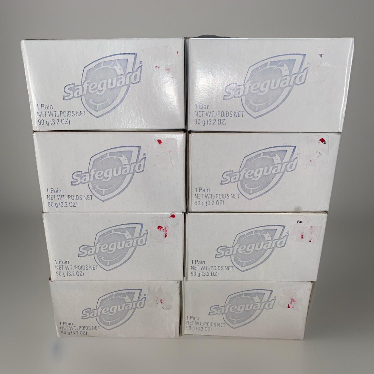 Vintage Safeguard Soap Lot Of 8 Bars 3.2 Oz Each