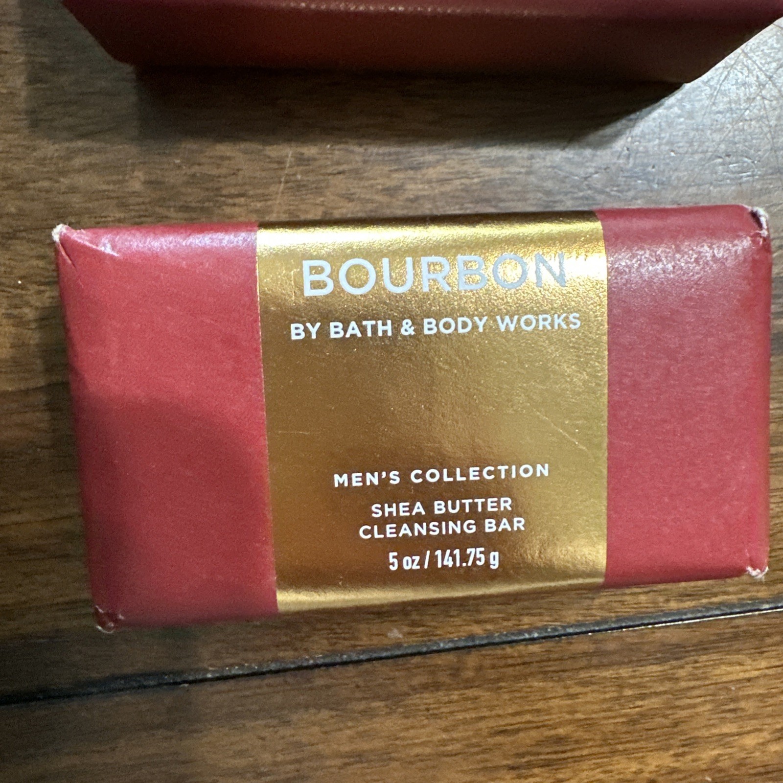 2 Bath & Body Works Bourbon Men’s Collection Shea Butter Cleansing Soap Bars