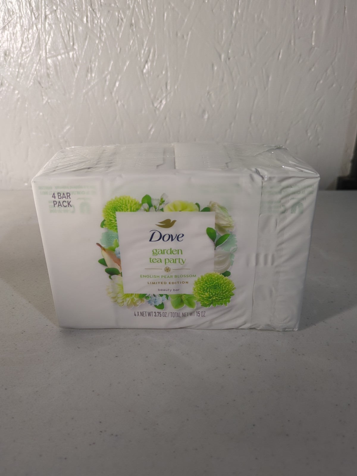 LIMITED EDITION – Dove Garden Tea Party Bar Soap – ENGLISH PEAR BLOSSOM NIPS