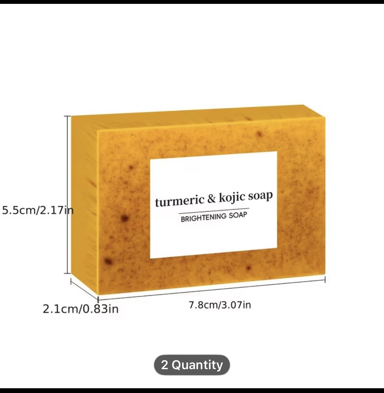 4 pcs lemon Tumeric cojic acid soap