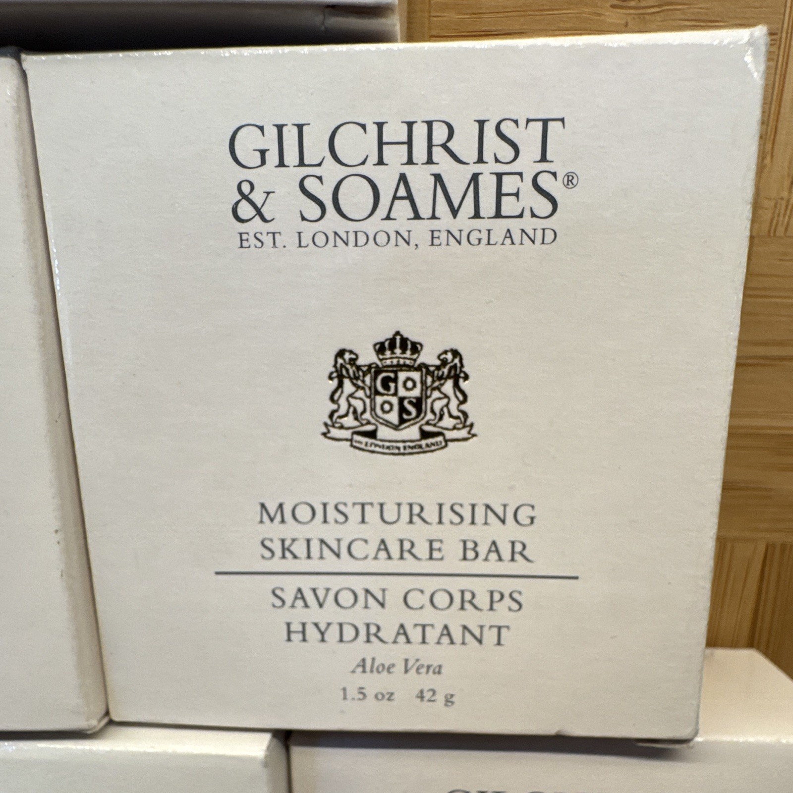 Gilchrist & Soames Moisturising Skincare Bar Aloe Vera Soap 1.5 oz