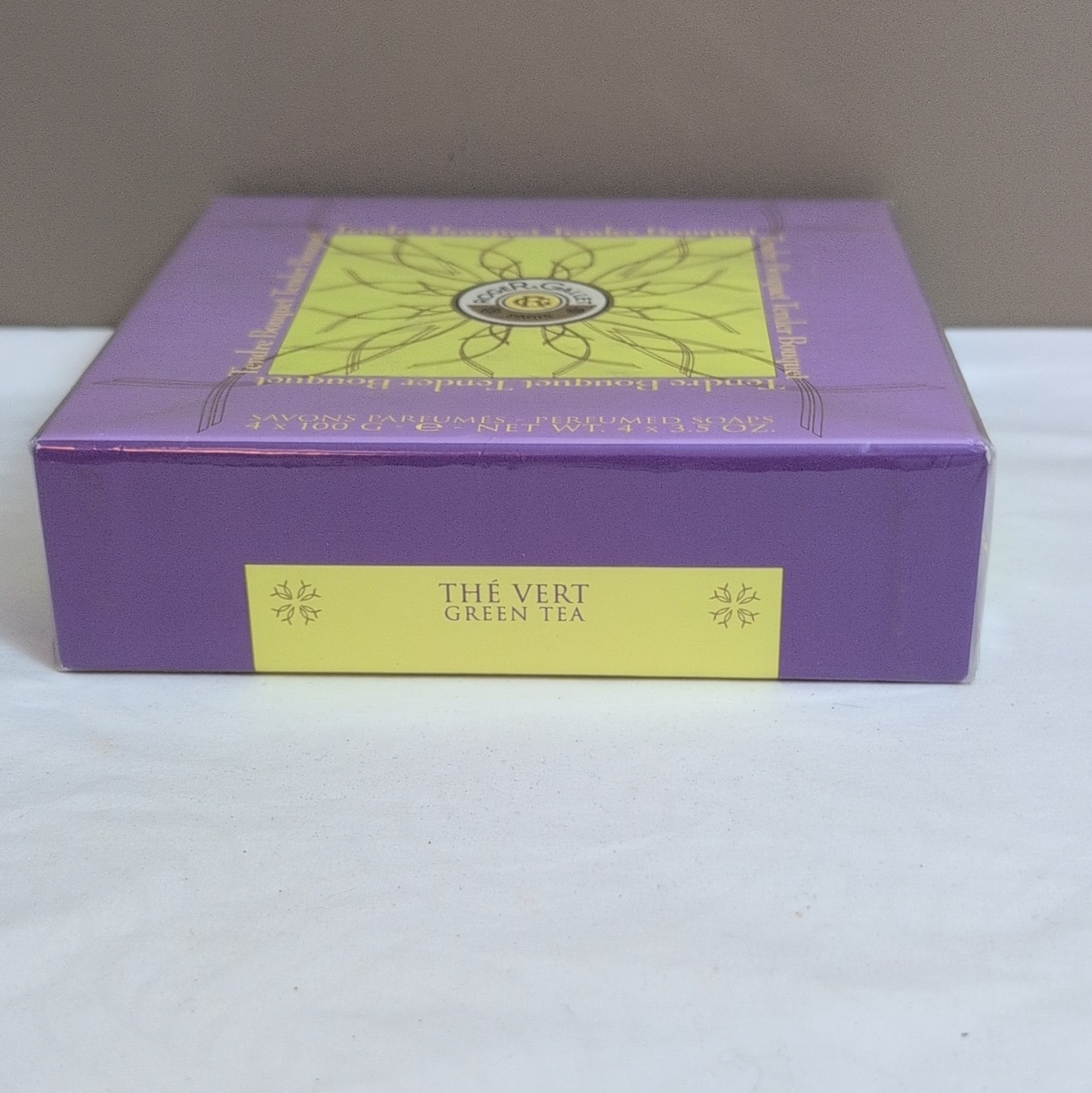 Vintage Roger & Gallet Tendre Bouquet Soap Set 4x100g Paris France Late 1980s